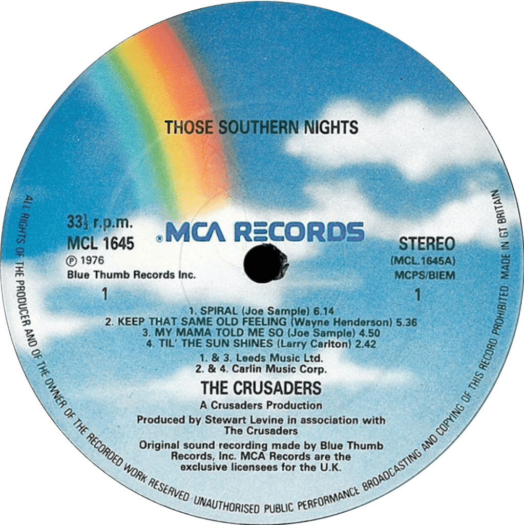 The Crusaders –&nbsp;Spiral