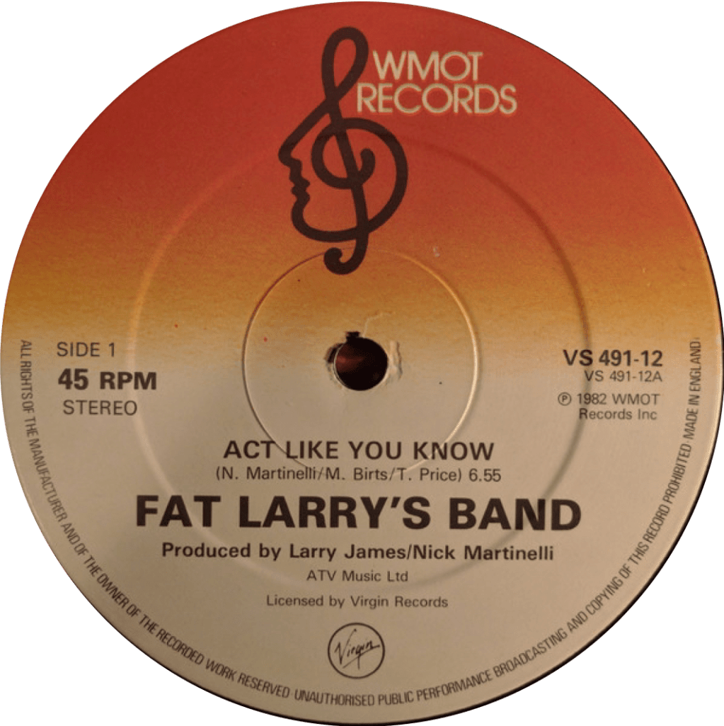 Fat Larry’s Band – Act Like You&nbsp;Know