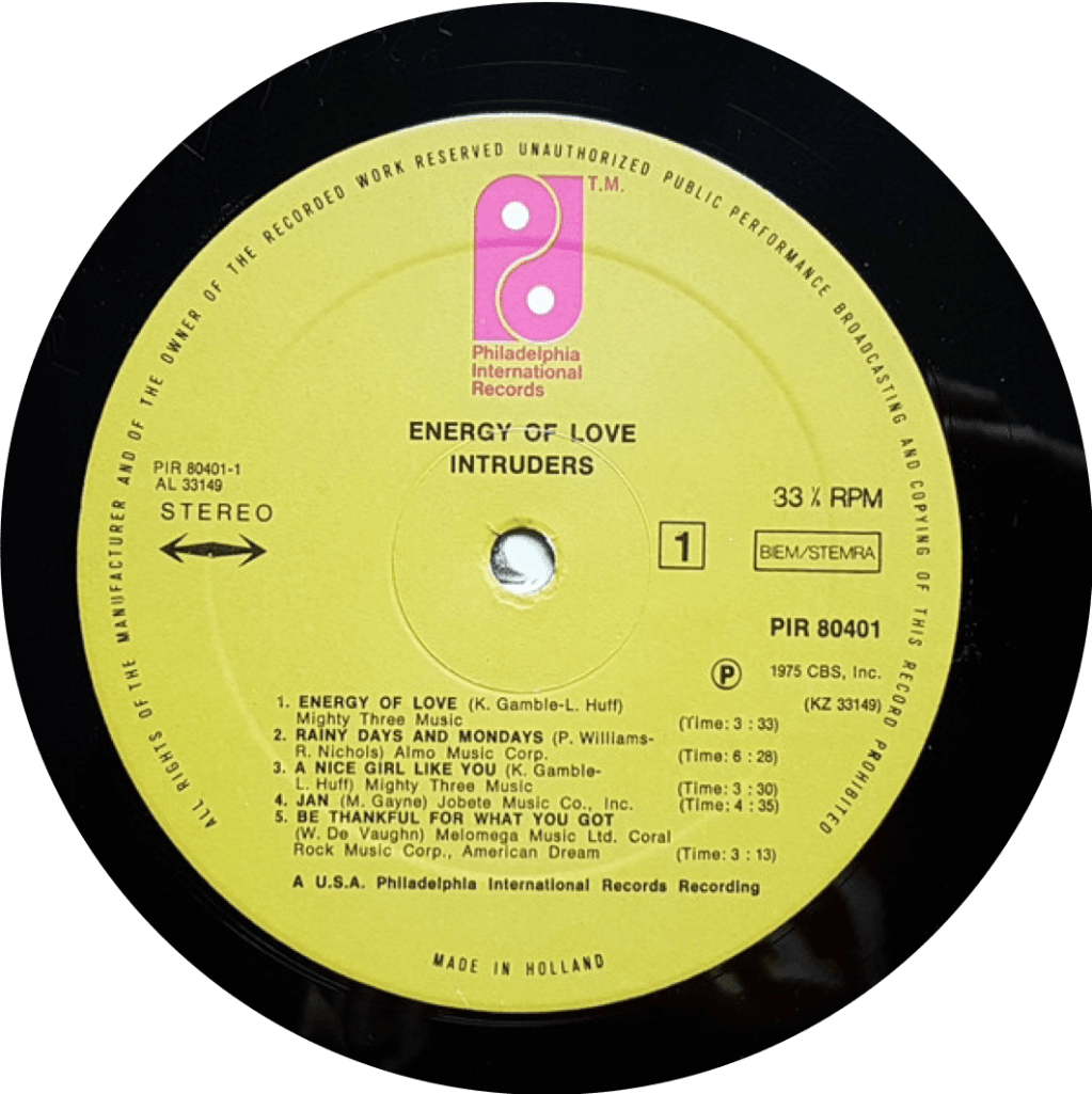 The Intruders – Be Thankful For What You&nbsp;Got