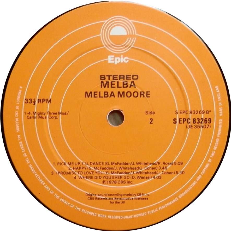 Melba Moore – Pick Me Up, I’ll&nbsp;Dance