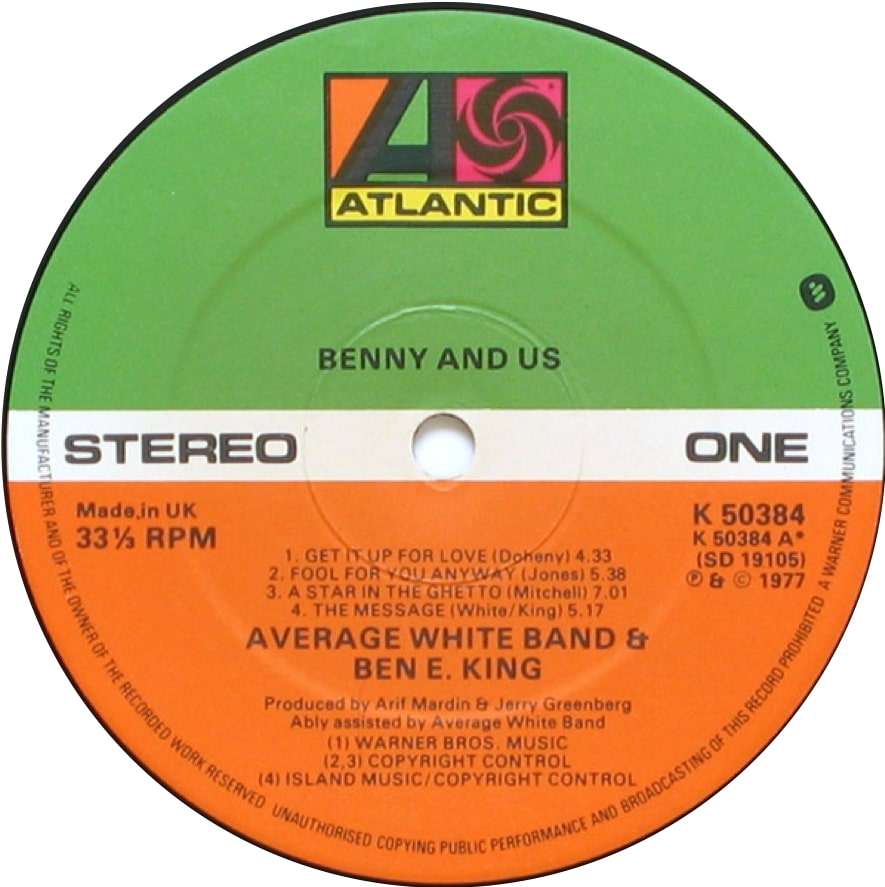Average White Band & Ben E. King – Get It Up For&nbsp;Love