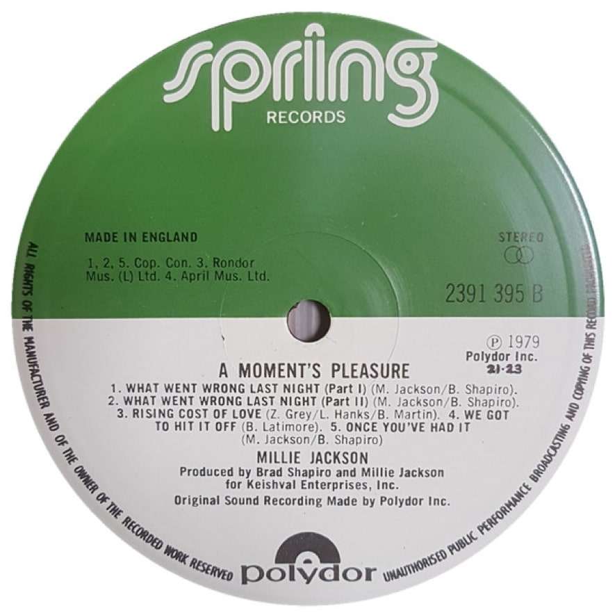 Millie Jackson – We Got To Hit It&nbsp;Off