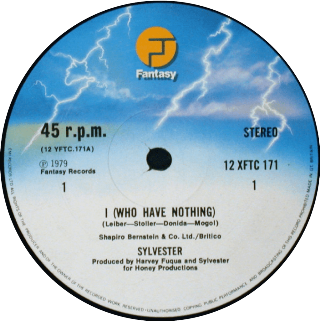 Sylvester – I (Who Have&nbsp;Nothing)